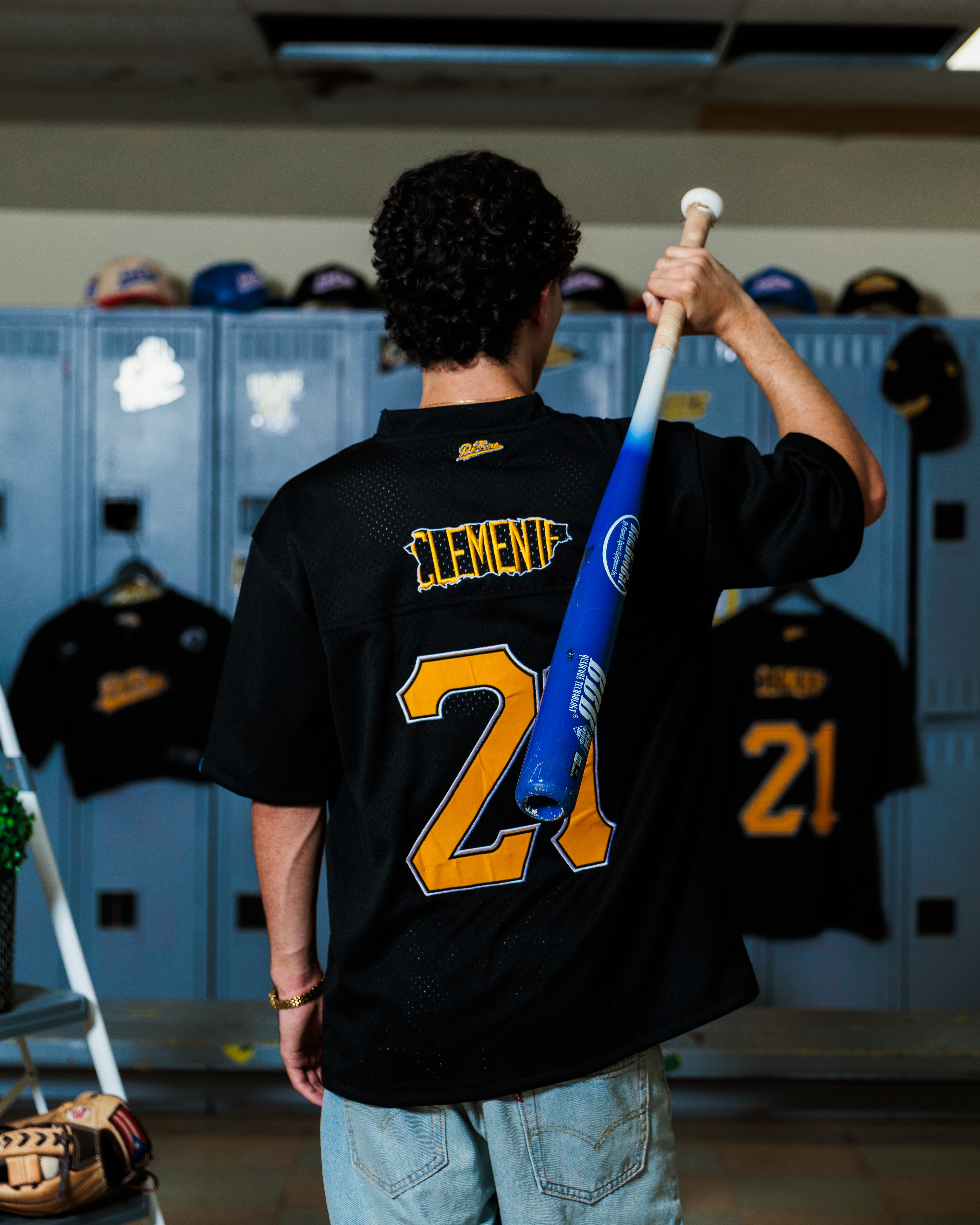 PéErre Clemente Edition Football Jersey in Black/Yellow