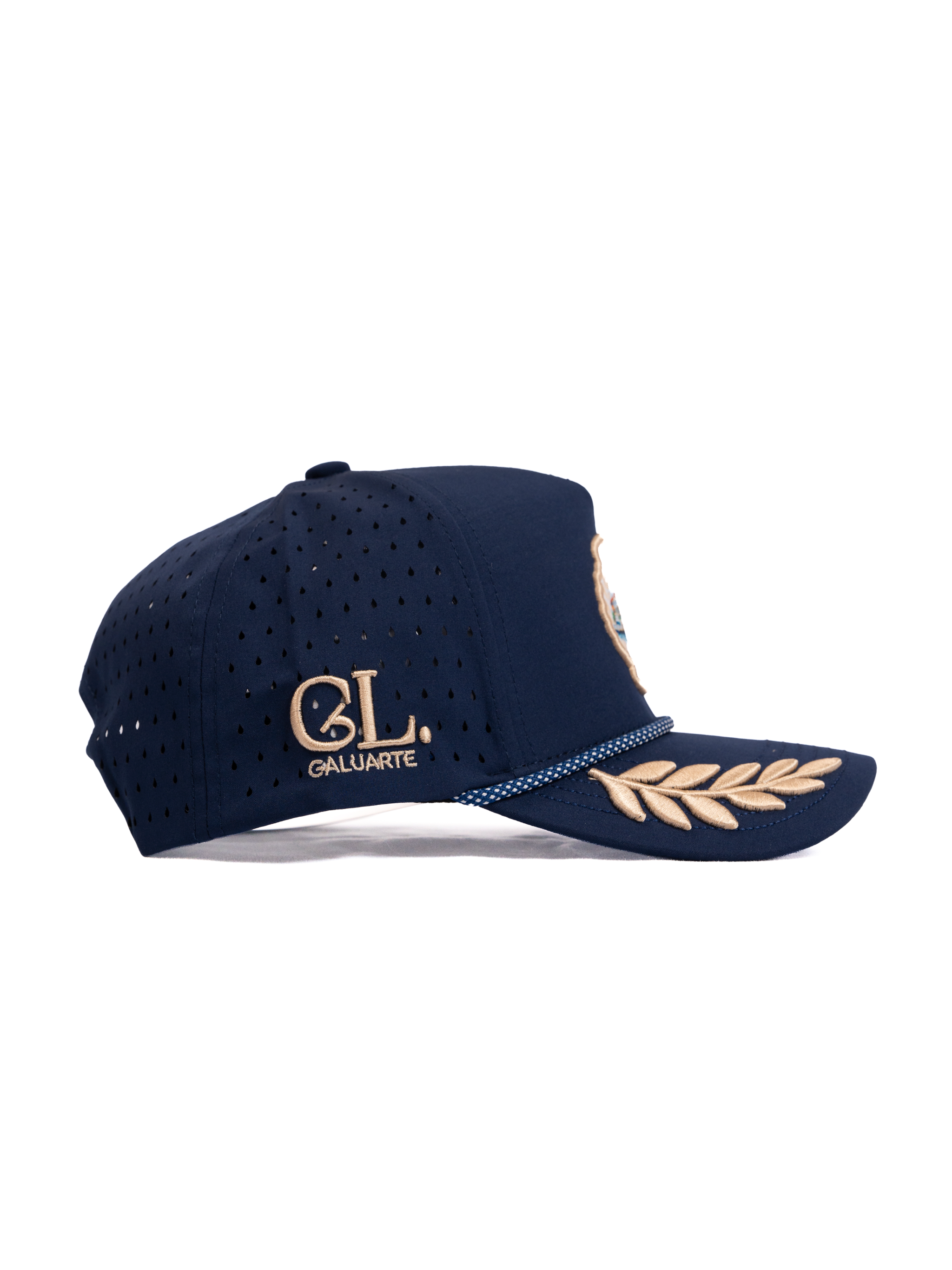 Boquerón Bay Navy Blue Performance Trucker Cap