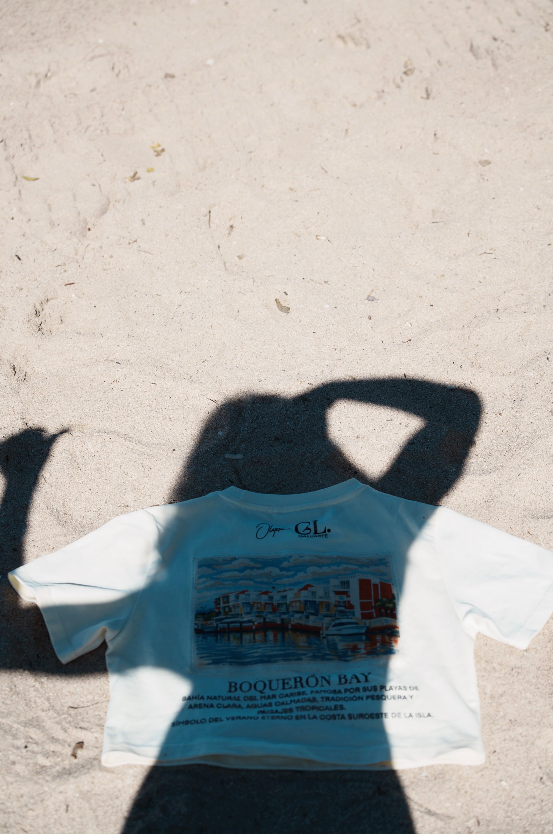 Boquerón Bay Sand Beige Crop Top