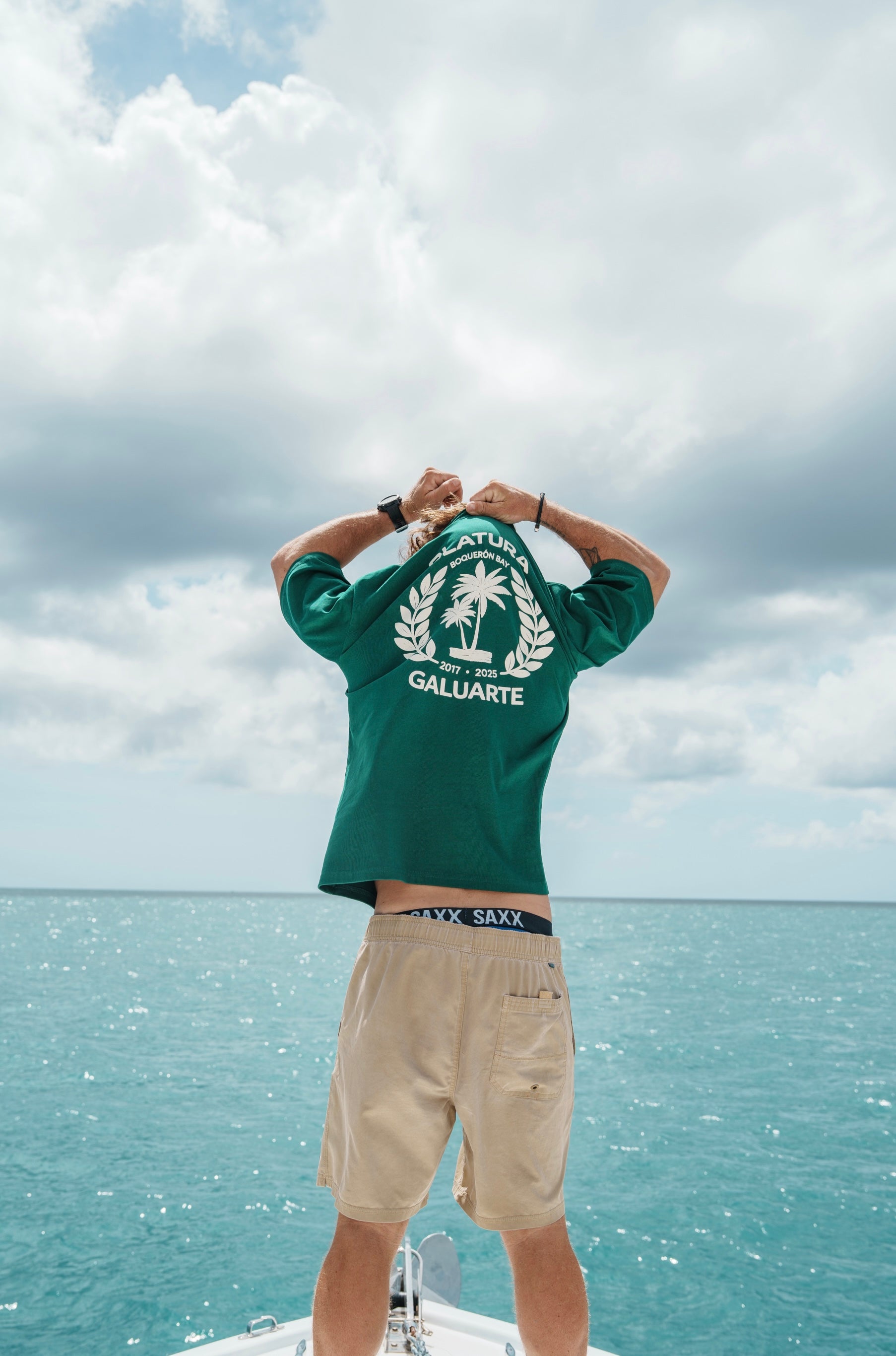 Boquerón Bay Palm Green T-shirt