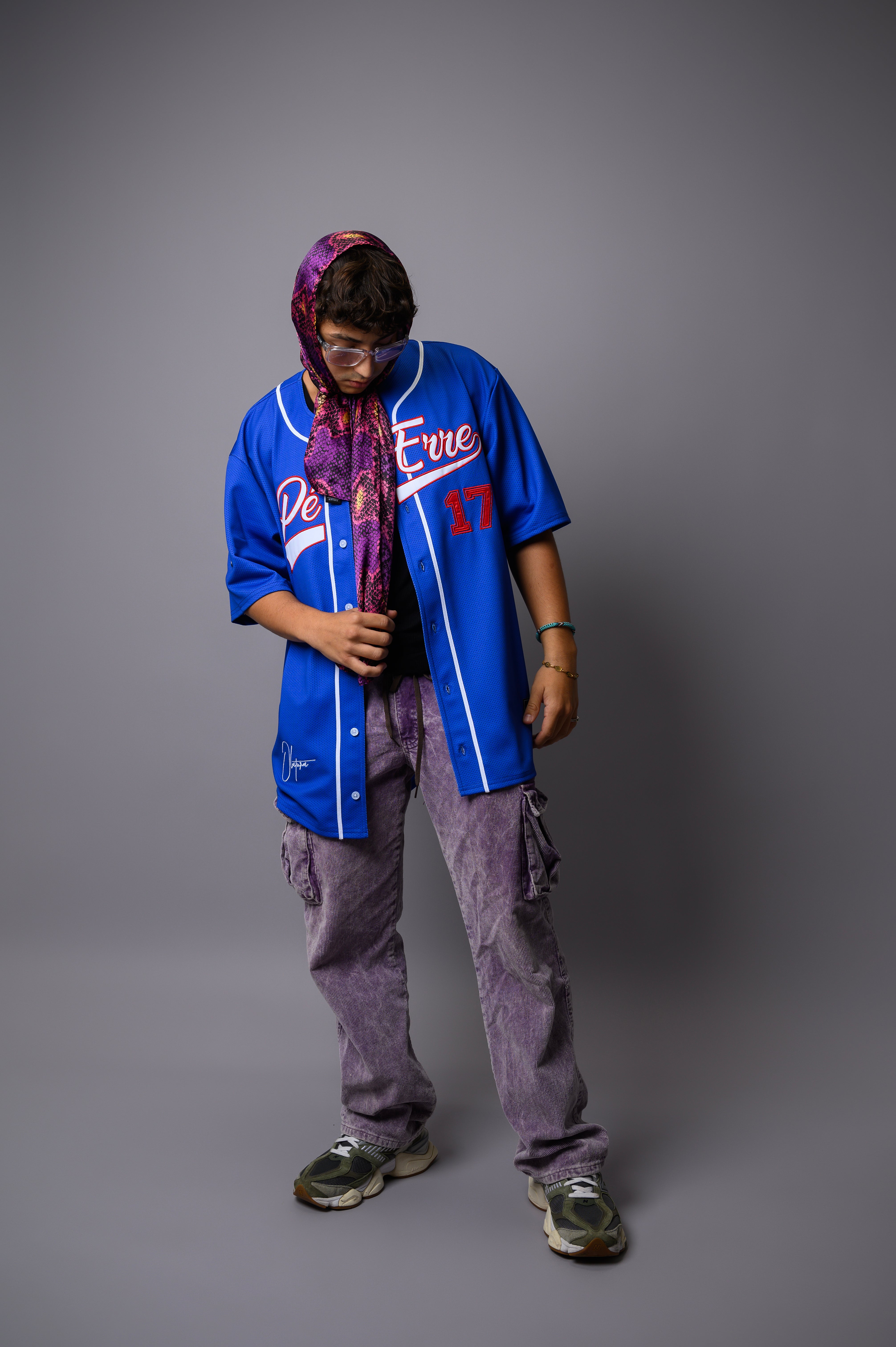 PéErre Baseball Jersey in Royal Blue