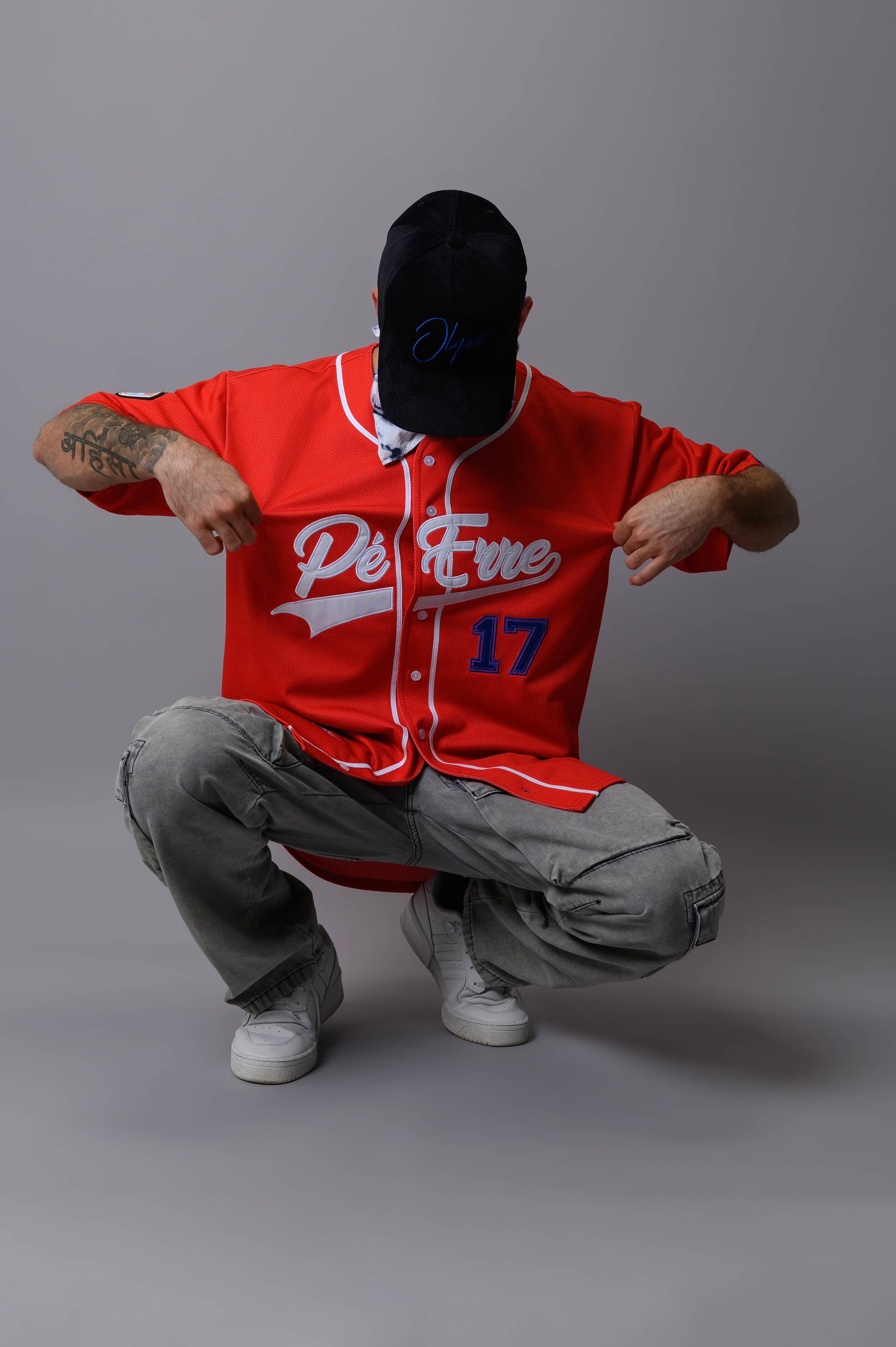 PéErre Baseball Jersey in Red