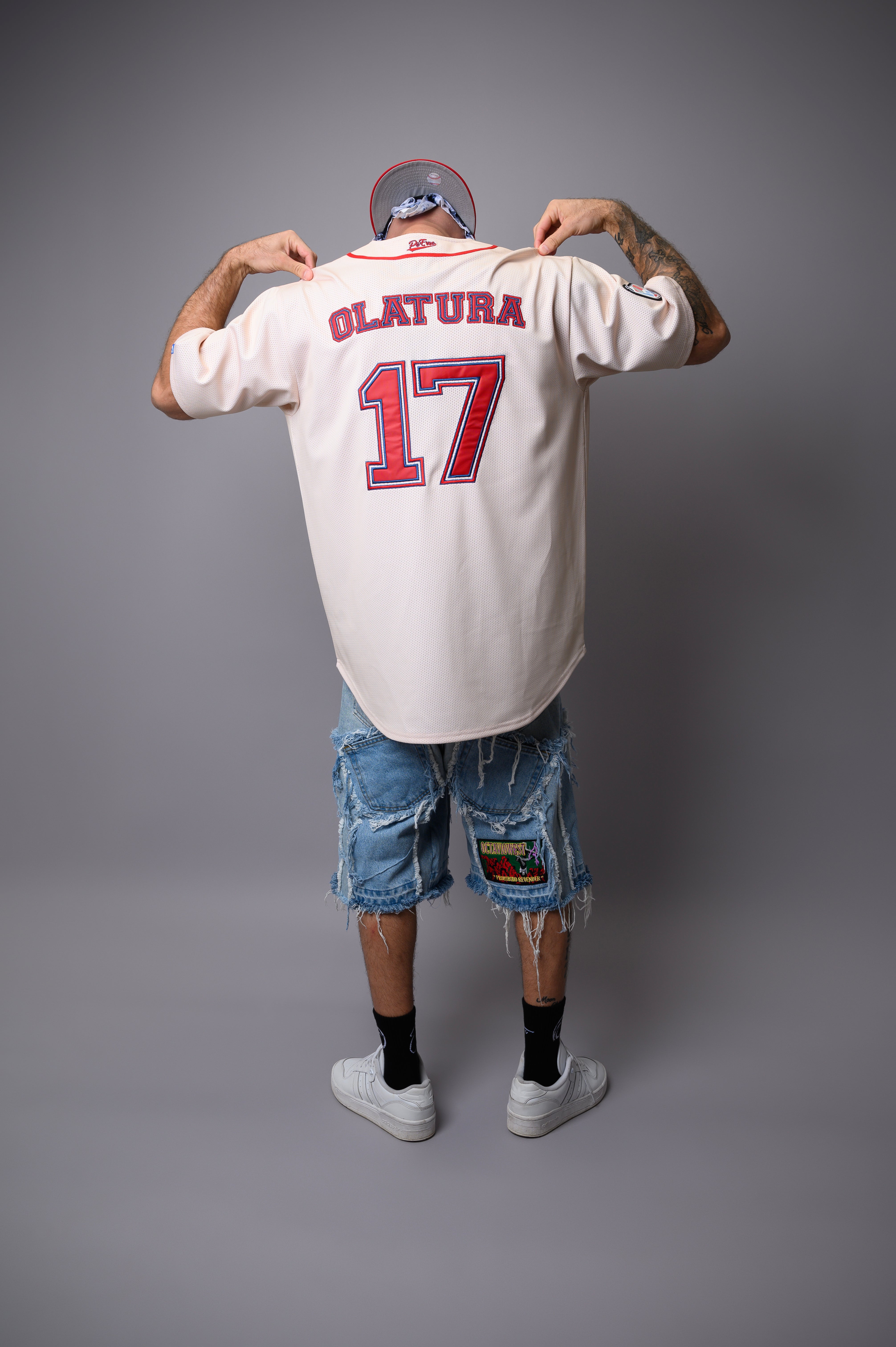 PéErre Baseball Jersey in Beige