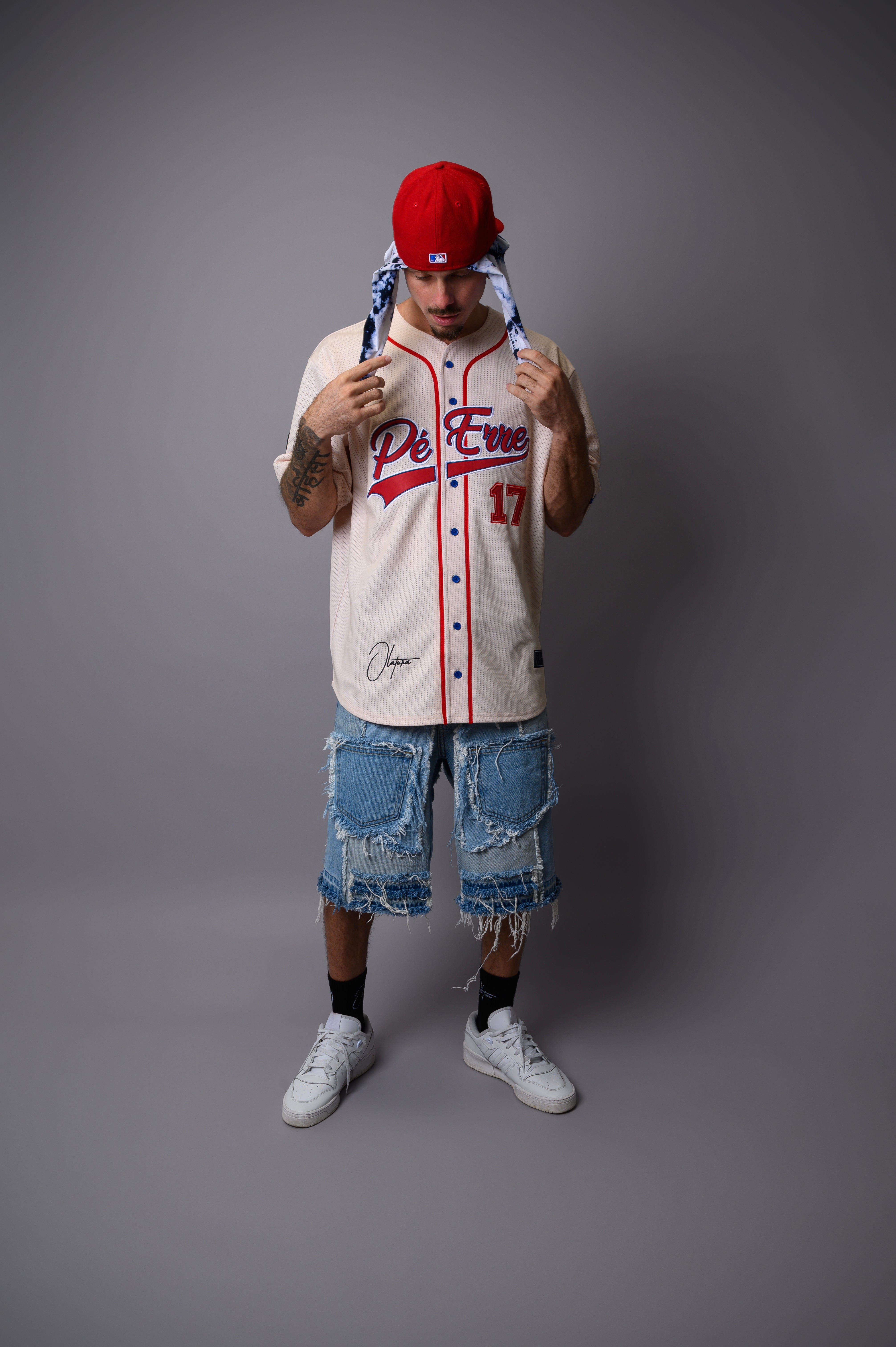 PéErre Baseball Jersey in Beige