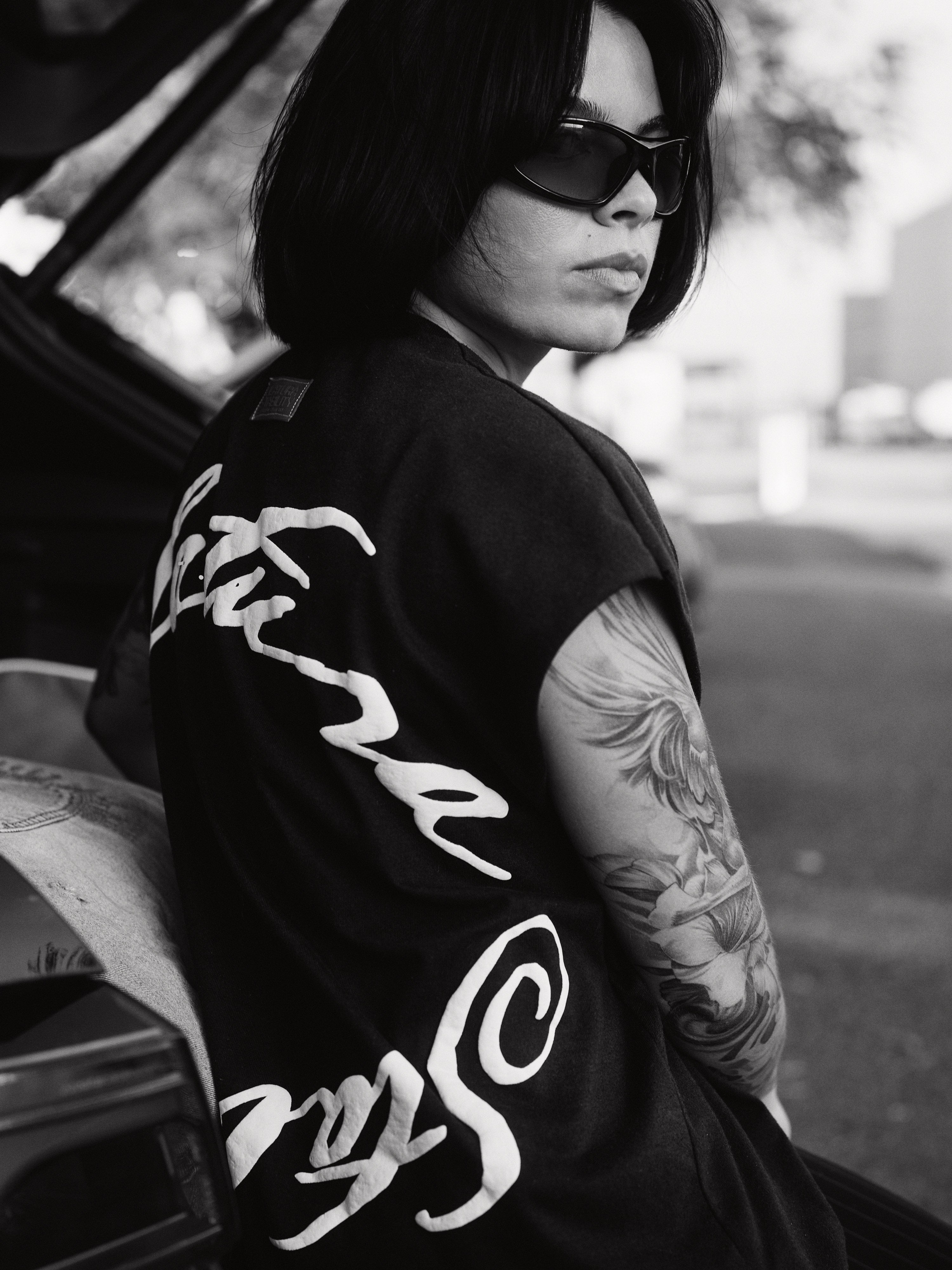 OLATURA STABILITY Black/Wash Puff Muscle Tee